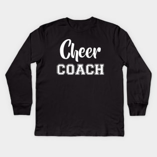 Cheerleading Cheer Coach Gift Kids Long Sleeve T-Shirt